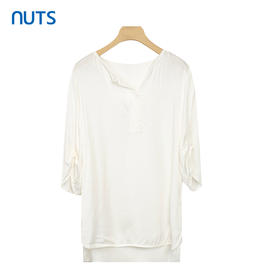 NUTS时尚设计感小众韩版休闲百搭夏新款女衬衫上衣221012313