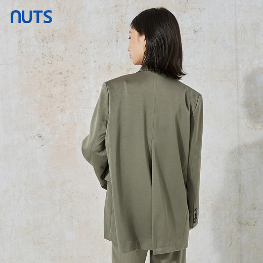 NUTS秋季新款时尚气质通勤风宽松显瘦西装外套女231048044B 商品图4