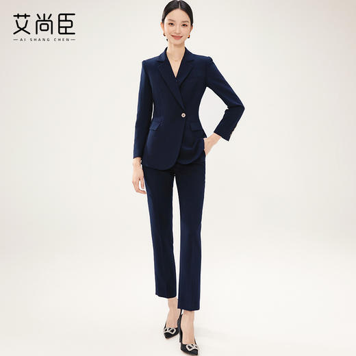 艾尚臣西装套装女2024春新款气质女神范珠宝店销售前台接待工作装 商品图3