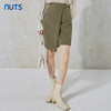 NUTS秋季新款纯色通勤风开叉设计包臀半身短裙女231061007B 商品缩略图2