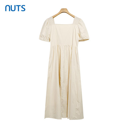 NUTS赫本风法式连衣裙女夏季新款方领时尚气质裙子221101300 商品图1