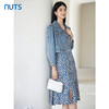 NUTS2023秋季新款时尚气质通勤牛仔短外套+连衣裙两件套4391011A1 商品缩略图1
