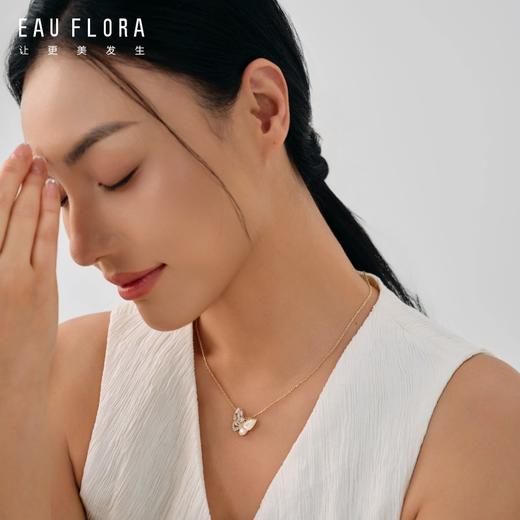 『双生蝶』蝴蝶造型贝母项链 商品图2