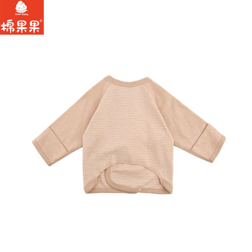 棉果果秋季新品彩棉新生儿男童女童婴儿半背衣M301110199401 商品图1