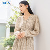 NUTS秋季新款洋气优雅气质V领收腰显瘦长袖时尚连衣裙4321007A1 商品缩略图1