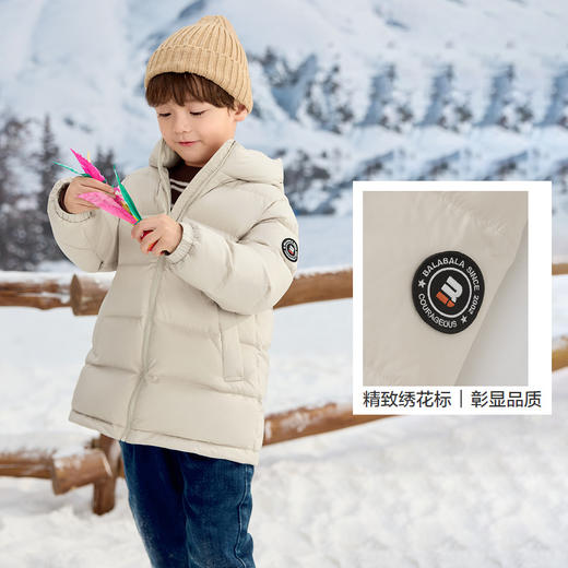 【品牌优选】巴拉巴拉童装儿童羽绒服2024新款男童女童宝宝冬季中长款保暖大童 商品图4