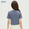 NUTS秋季新款时尚气质简约高级感修身显瘦短袖T恤女332021232 商品缩略图4