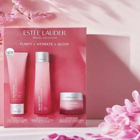 雅诗兰黛新版红石榴三件套（红石榴洁面125ml+红石榴精华水200ml+红石榴面霜50ml）