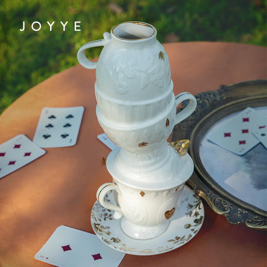 JOYYE爱丽丝-鲜花瓶陶瓷花瓶摆件客厅插花创意花器ins风 商品图2