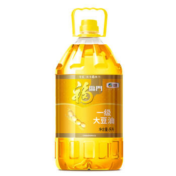 福临门5L一级大豆油 家用炒菜烹饪 /粮油调味 /食用油 /大豆油 商品图0