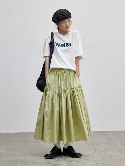 步履不停/4C18115C/宽松字母印花短袖T恤 商品图2