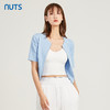 NUTS夏季新款时尚气质风双拉链短袖针织衫221053071 商品缩略图0