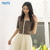 NUTS针织衫秋季新款时尚百搭短袖方领套头衫上衣4320503A1 商品缩略图2