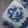 寒香慕古元明青花糯米釉团龙纹六方杯（缺货） 商品缩略图3