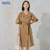 NUTS秋季新款时尚宽松显瘦衬衫款式短袖连衣裙女231101078B 商品缩略图3