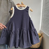 【女童夏款气质拼接背心连衣裙】2024薄款时髦洋气百搭无袖儿童裙子 商品缩略图0