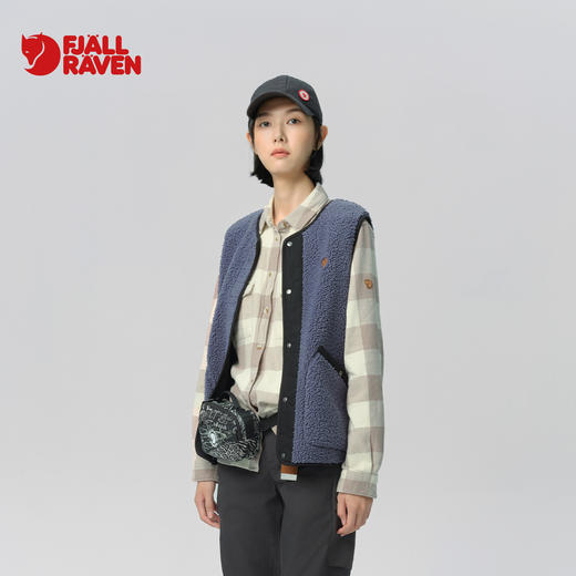 北极狐 户外羊羔毛马甲外套2024秋冬新款 女士抓绒夹克 07242212 商品图0