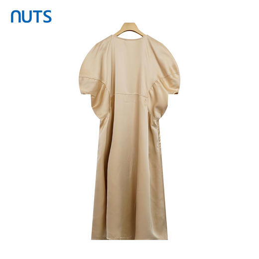 NUTS女装连衣裙夏季新款气质收腰显瘦泡泡袖中长款裙子221101307 商品图1