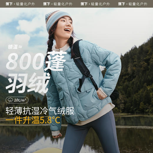 【蕉下精选】蕉下气绒服外套女CL18524轻薄保暖似羽绒防风棉衣可机洗棉服内胆夹棉外套 商品图0