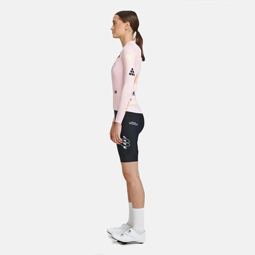 MAAP 女士 Axis Pro Jersey LS Pale Pink 长袖骑行服 商品图4