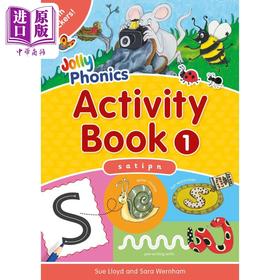 【中商原版】Jolly Phonics Activity Book 1 快乐自然拼读活动手册1 手写体英式英语 
