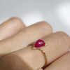 订购6周到｜Shinkai-spread ruby diamond-红宝石 钻石镶嵌 18k金 戒指［日本设计师］ 商品缩略图2