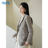 NUTS秋季新款2023时尚宽松显瘦百搭通勤风西装外套女 4350404A1 商品缩略图1