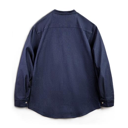 【透气舒爽 垂顺轻弹】凉感冰丝牛仔衬衫 商品图6