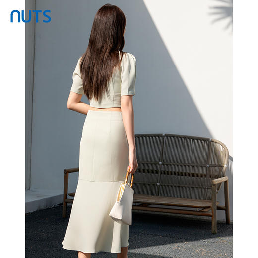 NUTS夏季新款时尚气质风通勤半身裙两件套女424141093 商品图3