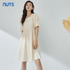 NUTS法式小飞袖连衣裙女夏温柔风收腰显瘦中长款429101371 商品缩略图0