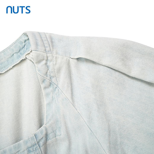 NUTS夏季新款时尚修身显瘦牛仔连衣裙428103416 商品图2