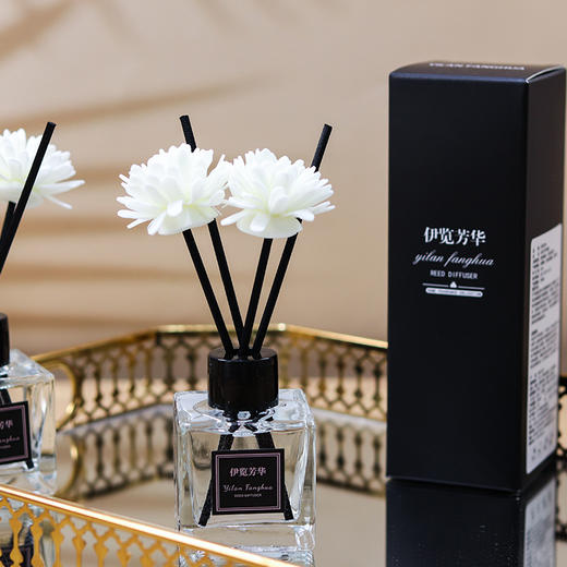 「拍1发3，19.9到手3盒」伊览芳华栀子花香薰 居家日用留香无火香薰室内厕所藤条空气清新剂家居饰品 商品图0
