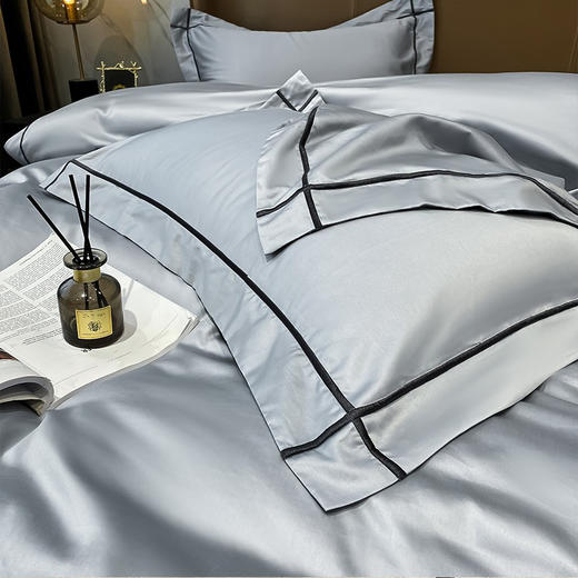 TY  （分两个包裹）恒源祥彩羊奢品长绒棉四件套（天空蓝） 200*230CM 1DB23317+恒源祥彩羊一叶知秋蚕丝被 200*230CM 1DB2012YEZQ【鲜知10.0】 商品图2