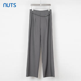 NUTS秋季新款高级感直筒西装垂感阔腿长裤女332072261