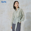 NUTS秋季新款时尚气质通勤风收腰设计感显瘦长袖衬衫女231013060B 商品缩略图4