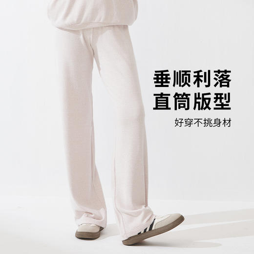 I‘d爱帝云感超柔花纱连帽休闲女士长袖居家套装 商品图4