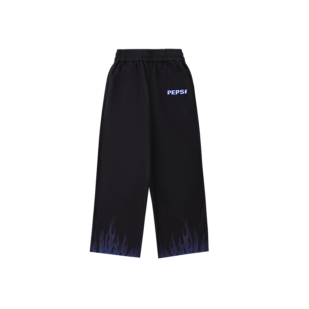 D.Desirable x PEPSI 脚口蓝紫渐变裂焰阔腿卫裤