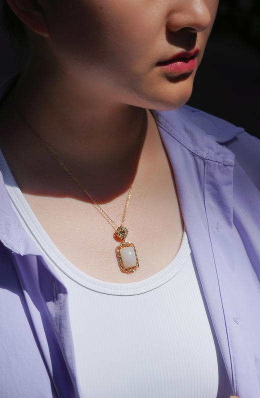 传承系列｜和田玉油糕子 商品图1