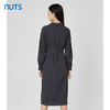 NUTS秋季新款时尚气质通勤风设计感收腰显瘦长袖连衣裙231103200 商品缩略图4