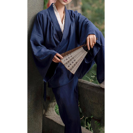 裁缝学苑AS317中国风武当山道士道袍纸样开衫套装裤子打版图纸 商品图4