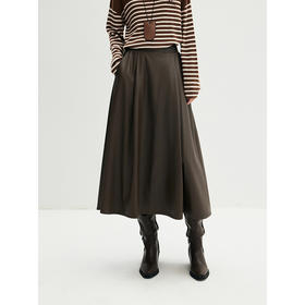 棉仓356617010-pu皮裙