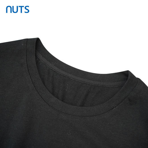 NUTS不对称高腰显瘦韩系休闲圆领夏季短袖连衣裙429102323 商品图2