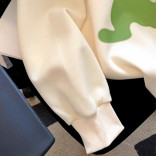 圆领卫衣小兔子印花女款上衣纯棉时尚宽松版型YXSX50310 商品图4