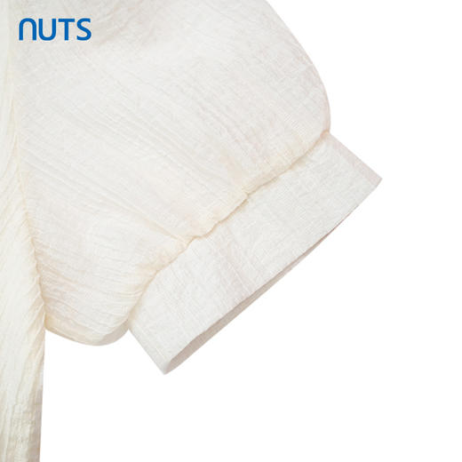 NUTS夏季时尚首要显瘦圆领短袖连衣裙女428103387 商品图3