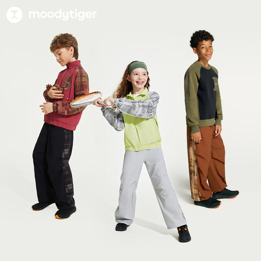 【24年秋新】moodytiger24秋新中性防风拒水户外运动透气速干长裤43511303 商品图4
