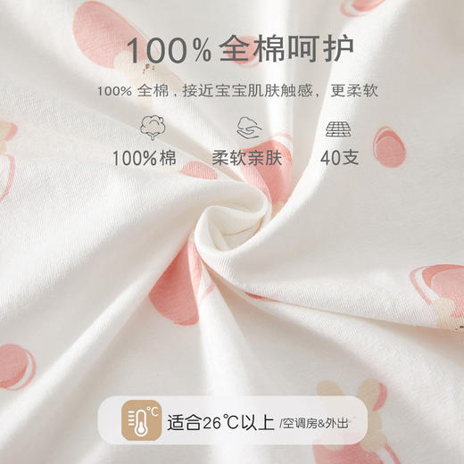 【新生儿超萌爬服】婴儿连体衣女夏季薄款纯棉女宝宝夏天无骨透气哈衣 商品图3