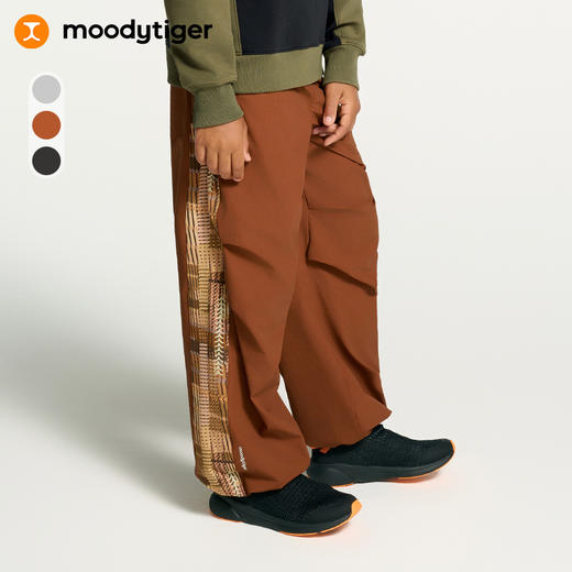 【24年秋新】moodytiger24秋新中性防风拒水户外运动透气速干长裤43511303 商品图0