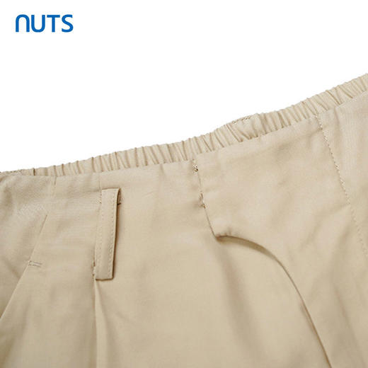 NUTS外穿百搭松紧腰带阔腿夏季新款休闲短裤429071343 商品图2