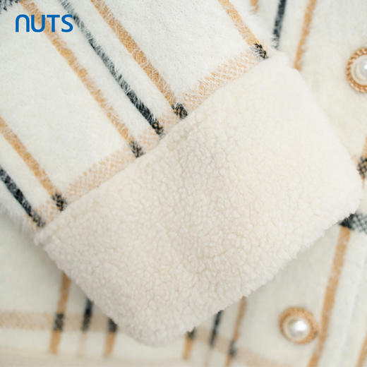 NUTS商场同款小香风毛呢外套气质短款上衣141053128 商品图3