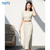 NUTS夏季新款时尚气质风通勤半身裙两件套女424141093 商品缩略图0